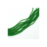 yfhobi 1 Dizi (145-155 Adet) - 2 mm Yassı Kristal Cam Boncuk Dizisi Çimen Yeşili Renk 1.Kalite