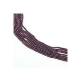 yfhobi 1 Dizi (145-155 Adet) - 2 mm Yassı Kristal Cam Boncuk Dizisi Mat Mor Renk 1.Kalite