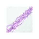 yfhobi 1 Dizi (145-155 Adet) - 2 mm Yassı Kristal Cam Boncuk Dizisi Şeffaf Janjanlı Eflatun Renk 1.Kalite