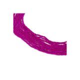 yfhobi 1 Dizi (145-155 Adet) - 2 mm Yassı Kristal Cam Boncuk Dizisi Soft Mor Renk 1.Kalite