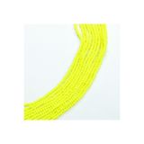 yfhobi 1 Dizi (145-155 Adet) - 2 mm Yassı Kristal Cam Boncuk Dizisi Soft Sarı Renk 1.Kalite