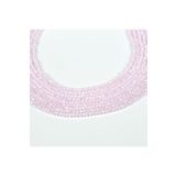 yfhobi 1 DİZİ (40 cm - 130 Adet)- 4 mm YASSI KRİSTAL CAM BONCUK, MAT JANJANLI PEMBE RENK BONCUK DİZİSİ