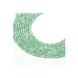 yfhobi 1 DİZİ (40 cm - 130 Adet)- 4 mm YASSI KRİSTAL CAM BONCUK, MAT JANJANLI SU YEŞİLİ RENK BONCUK DİZİSİ
