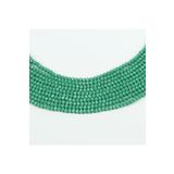 yfhobi 1 DİZİ (40 cm - 130 Adet) - 4 mm YASSI KRİSTAL CAM BONCUK, MAT YEŞİL RENK BONCUK DİZİSİ
