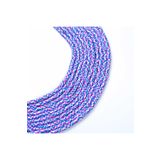 yfhobi 1 Dizi (40 Cm)- 6 Mm Fimo Boncuk, Mavi-pembe-beyaz Tonu Polimer Kil Fimo Boncuk Dizisi, Hamur Boncuk