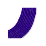yfhobi 1 Dizi (40 Cm) - 6 Mm Fimo Boncuk, Mor Renk Polimer Kil Fimo Boncuk Dizisi, Hamur Boncuk