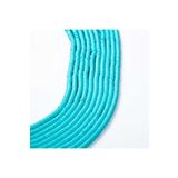 yfhobi 1 Dizi (40 Cm) - 6 Mm Fimo Boncuk, Turkuaz Renk Polimer Kil Fimo Boncuk Dizisi, Hamur Boncuk