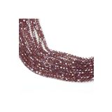 yfhobi 1 DİZİ (40 cm- 90-95 Adet)- 4 mm PİRAMİT KRİSTAL CAM BONCUK, ŞEFFAF JANJANLI MÜRDÜM BONCUK DİZİSİ