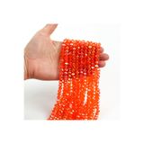yfhobi 1 Dizi (67-70 Adet) - 8 mm Yassı Kristal Cam Boncuk Dizisi Şeffaf Janjanlı Narçiçeği Renk 1.Kalite