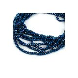 yfhobi 1 Dizi (80-85 Adet) - 6 mm Yassı Kristal Cam Boncuk Dizisi Kaplama Mavi Renk 1.Kalite