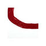 yfhobi 1 Dizi (90-95 Adet) - 2x4 mm Baget Kristal Cam Boncuk Dizisi Mat Bordo Renk 1.Kalite