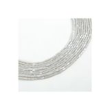 yfhobi 1 Dizi (90-95 Adet) - 2x4 mm Baget Kristal Cam Boncuk Dizisi Mat Janjanlı Gri Renk 1.Kalite