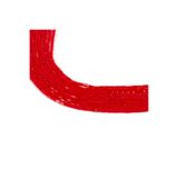 yfhobi 1 Dizi (90-95 Adet) - 2x4 mm Baget Kristal Cam Boncuk Dizisi Mat Kan Kırmızı Renk 1.Kalite