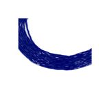 yfhobi 1 Dizi (90-95 Adet) - 2x4 mm Baget Kristal Cam Boncuk Dizisi Mat Lacivert Renk 1.Kalite