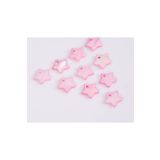 yfhobi 10 Adet- 12 Mm Yıldız Desenli Doğal Sedef Boncuk, Pembe Renk, Doğal Taş Boncuk