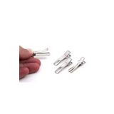 yfhobi 10 Adet - 3.5 Cm Nikel Kaplama Çatal Maşa Toka, Pens Toka, Timsah Toka, Çocuk Saç Tokası
