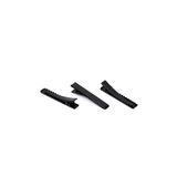 yfhobi 10 Adet - 4.5 Cm Siyah Kaplama Maşa Toka, Pens Toka, Timsah Toka, Saç Tokası, 1.kalite, Yerli Üretim