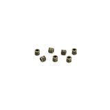 yfhobi 10 Adet - 5x5 Mm Metal Ara Malzeme, Metal Boncuk, Zamak Döküm, Antik Sarı Kaplama