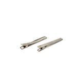 yfhobi 10 Adet - 6.5 Cm Nikel Kaplama Desenli Maşa Toka, Pens Toka, Timsah Toka, 1.kalite, Yerli Üretim