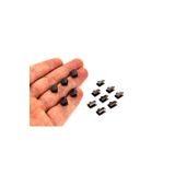 yfhobi 10 Adet- 6x10 Mm Timsah Kapama, Kulplu Dişli Sıkıştırma, Kolye Bileklik Kapama, Bakır Oksit Kaplama