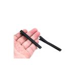yfhobi 10 Adet - 7.5 Cm Siyah Kaplama Maşa Toka, Pens Toka, Timsah Toka, Saç Tokası, 1.kalite, Yerli Üretim