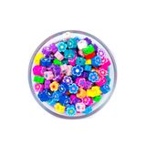 yfhobi 10 Adet - Polimer Fimo Boncuk, Karışık Renkli Çiçek Figürlü Polimer Kil Boncuk. 1. Kalite
