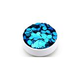 yfhobi 10 Gram - 10 Mm Plastik Payet Pul Yandan Delik Güpür, Takı, Kumaş Ve Süsleme Pulu, 10 Gram? 260 Adet