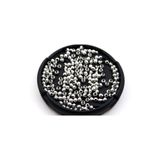 yfhobi 10 gram - 3 mm DORİKA DESEN Nikel Kaplama Metal Boncuk, Demir Boncuk ( 10 gram 160-170 Adet Arası )