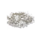 yfhobi 100 Adet - 6 Mm Montaj Halkası, Takı Halkası, Metal Bağlantı Halkası, Nikel Kaplama