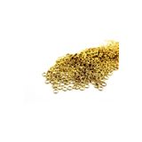 yfhobi 100 Adet - 6 Mm Montaj Halkası, Takı Halkası, Metal Bağlantı Halkası, Sarı Kaplama