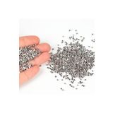 yfhobi 2 Mm Pirinç Üzeri Rodyum Kaplama Küp Boncuk, 1. Kalite Kararmaz Metal Küp Boncuk (3 GRAM ~ 100 ADET)