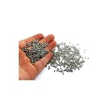 yfhobi 20 Adet - 3 Mm Çizgili Misket, Metal Boncuk, Nikel Kaplama