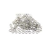 yfhobi 20 Adet - 6 Mm Kalın Montaj Halkası, Takı Halkası, Metal Bağlantı Halkası, Nikel Kaplama