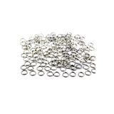 yfhobi 20 Adet - 8 Mm Montaj Halkası, Takı Halkası, Metal Bağlantı Halkası, Nikel Kaplama