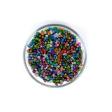 yfhobi 20 Gram - 4 Mm Kulplu Boncuk, Karışık Renk, Plastik Boncuk. 1.kalite ( 470-490 Adet Civarı )