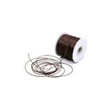 yfhobi 20 Metre - 1 Mm Kore Ipi, Kolye, Bileklik, Takı Ipi, Parlak Kahve Renk