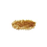 yfhobi 200 Adet - 4 Mm Sarı Kaplama Montaj Halkası, Takı Halkası, Yuvarlak Halka