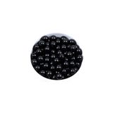 yfhobi 25 Gram - 10 Mm Siyah Renk Inci Boncuk, Plastik Inci Boncuk, (50 - 52 Adet Arası)