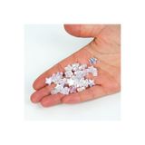 yfhobi 25 gram - 11 mm Şeffaf Janjanlı Yıldız Desen Plastik Boncuk ( 25 gram- 95-100 Adet Arası )