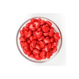 yfhobi 25 gram, 14 mm, KIRMIZI RENK KALP BONCUK, PLASTİK TAKI BONCUĞU, 1.Kalite, (25gr : 40 Adet Civarı)