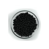 yfhobi 25 Gram - 5 Mm Siyah Renk Inci Boncuk, Plastik Inci Boncuk, (390-400 Adet Arası)
