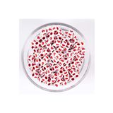 yfhobi 25 Gram- 6 Mm Küp Boncuk, Kırmızı Renkli Kalp Figür Plastik Boncuk 1.kalite (25 Gr- 160-165 Adet)