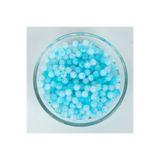 yfhobi 25 gram - 6 mm Parlak Mavi Tonları Yuvarlak Desen Plastik Boncuk (25 gram- 220-230 Adet Arası)