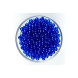 yfhobi 25 Gram-6 Mm, Parlament Mavi Renkli, Yuvarlak Takı Ve Süs Boncuğu 1.kalite 25gr - 215-225 Adet Arası