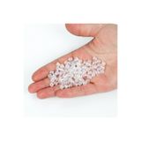 yfhobi 25 gram - 6 mm Şeffaf Janjanlı Yuvarlak Desen Plastik Boncuk ( 25 gram- 220-230 Adet Arası )