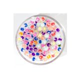 yfhobi 25 gram - 8 mm İçi Karışık Renk Boncuklu Akrilik Plastik Boncuk ( 25 gram - 85-90 Adet Arası )
