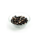 yfhobi 25 Gram- 8 mm Kahve-Siyah Renk Yuvarlak Cam Boncuk, 1. Kalite (25gr- 35 Adet) #89