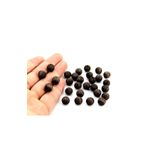 yfhobi 4 Adet - 10 Mm Çizgili Misket, Metal Boncuk, Antik Bakır Kaplama