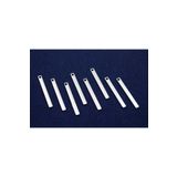 yfhobi 5 Adet- 2.5x25 Mm Dikdötgen Desenli Pul, Takı Malzemesi, Metal Pul, Nikel Kaplama, Pirinç #1377n