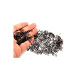 yfhobi 50 Adet - 3x4 Mm Elips Montaj Halkası, Takı Halkası, Metal Bağlantı Halkası, Bakır Oksit Kaplama
